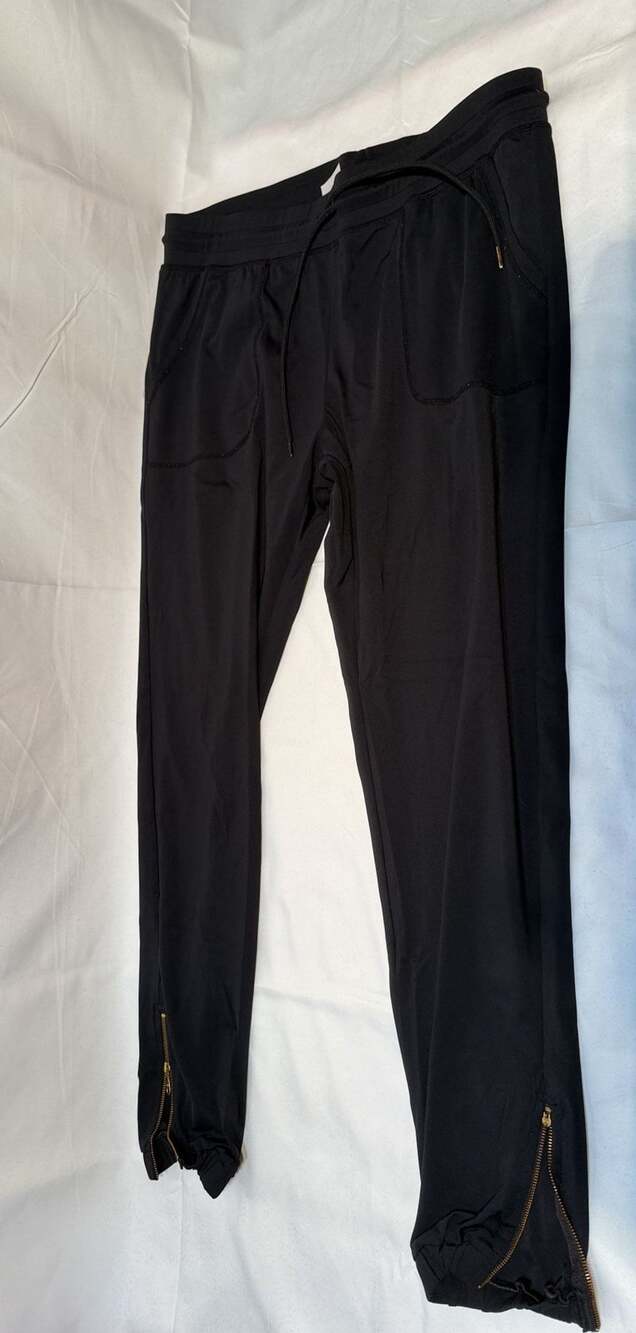 Zyia Active Pants Size L Black Athletic Joggers